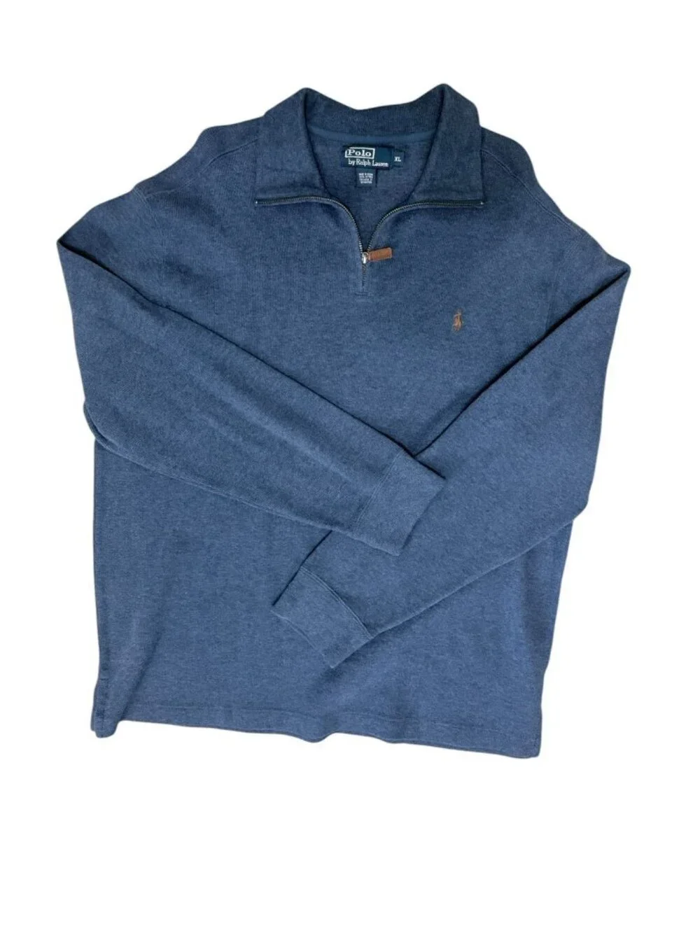 Polo Ralph Lauren Size XL Long Sleeve Estate Rib 1/4 Zip Pullover